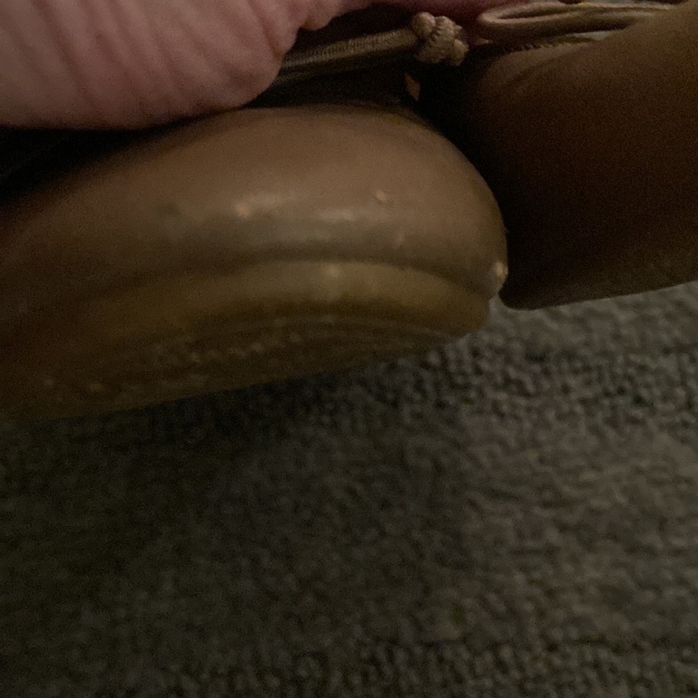 Taupe ballerinas 38-7.5 LICEAN worn once. Also in beige, dark blue and black - Picture 5 of 5